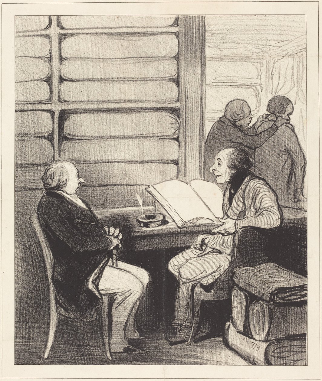 Sí, mi querido señor Badoulard, voy a... de Honoré Daumier