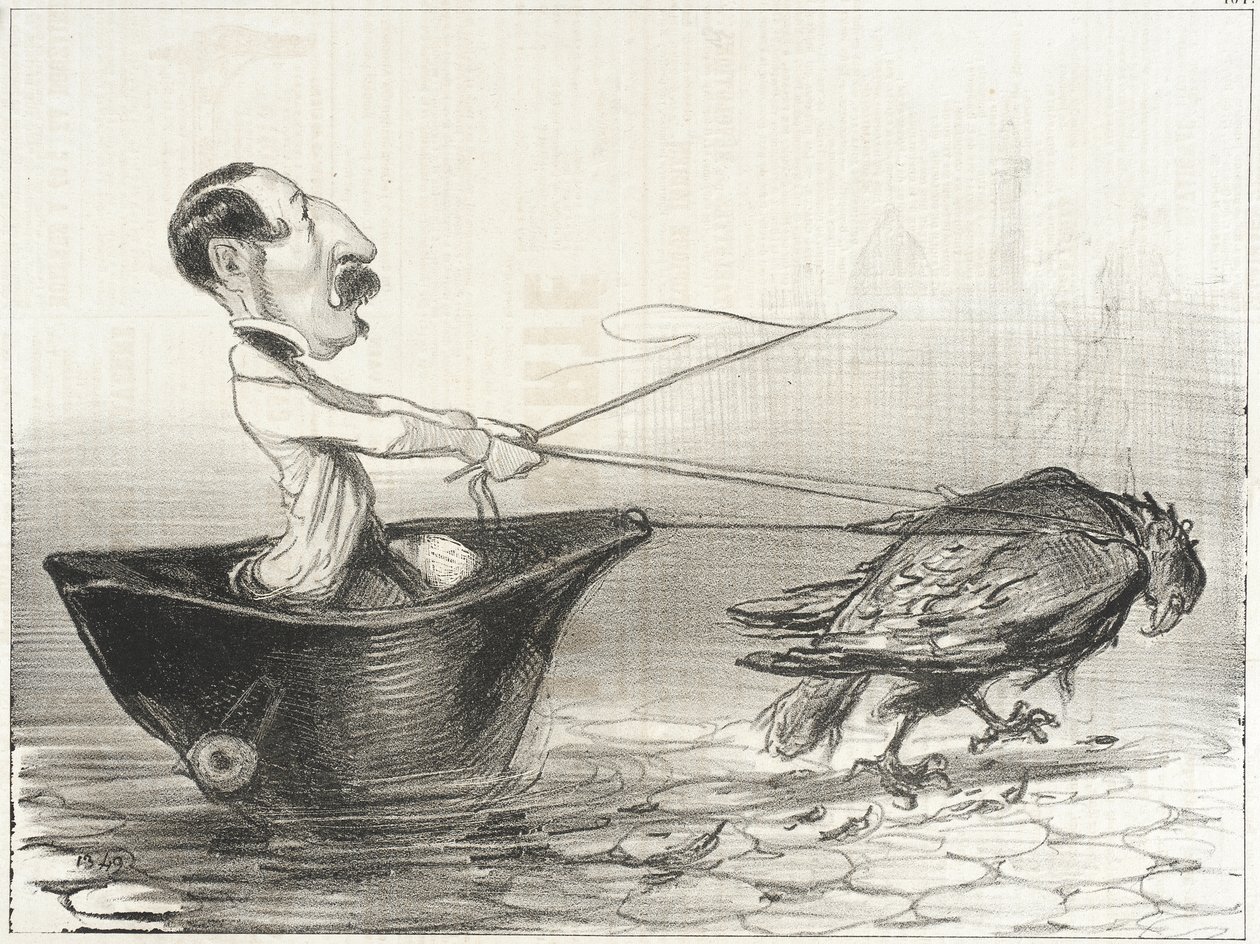 Vapor napoleónico de Honoré Daumier