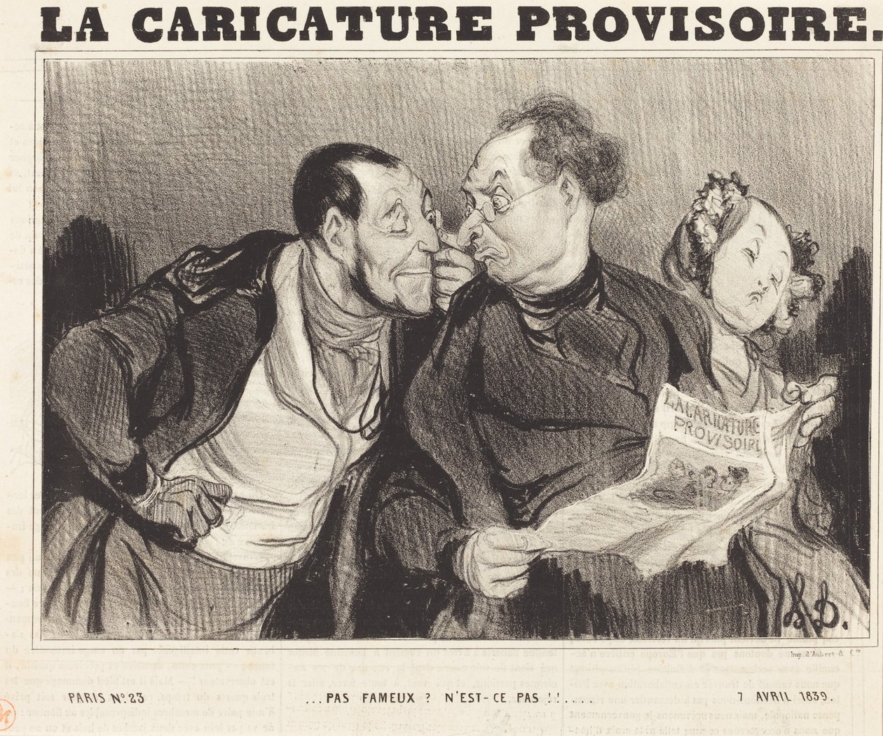 ¿No es famoso? ¿No es así!!... de Honoré Daumier