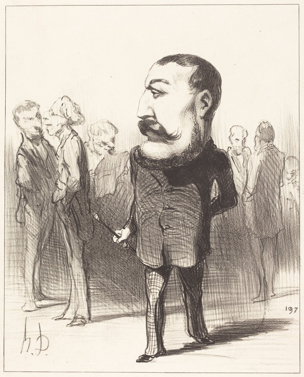 Pierre-Napoleón Bonaparte de Honoré Daumier