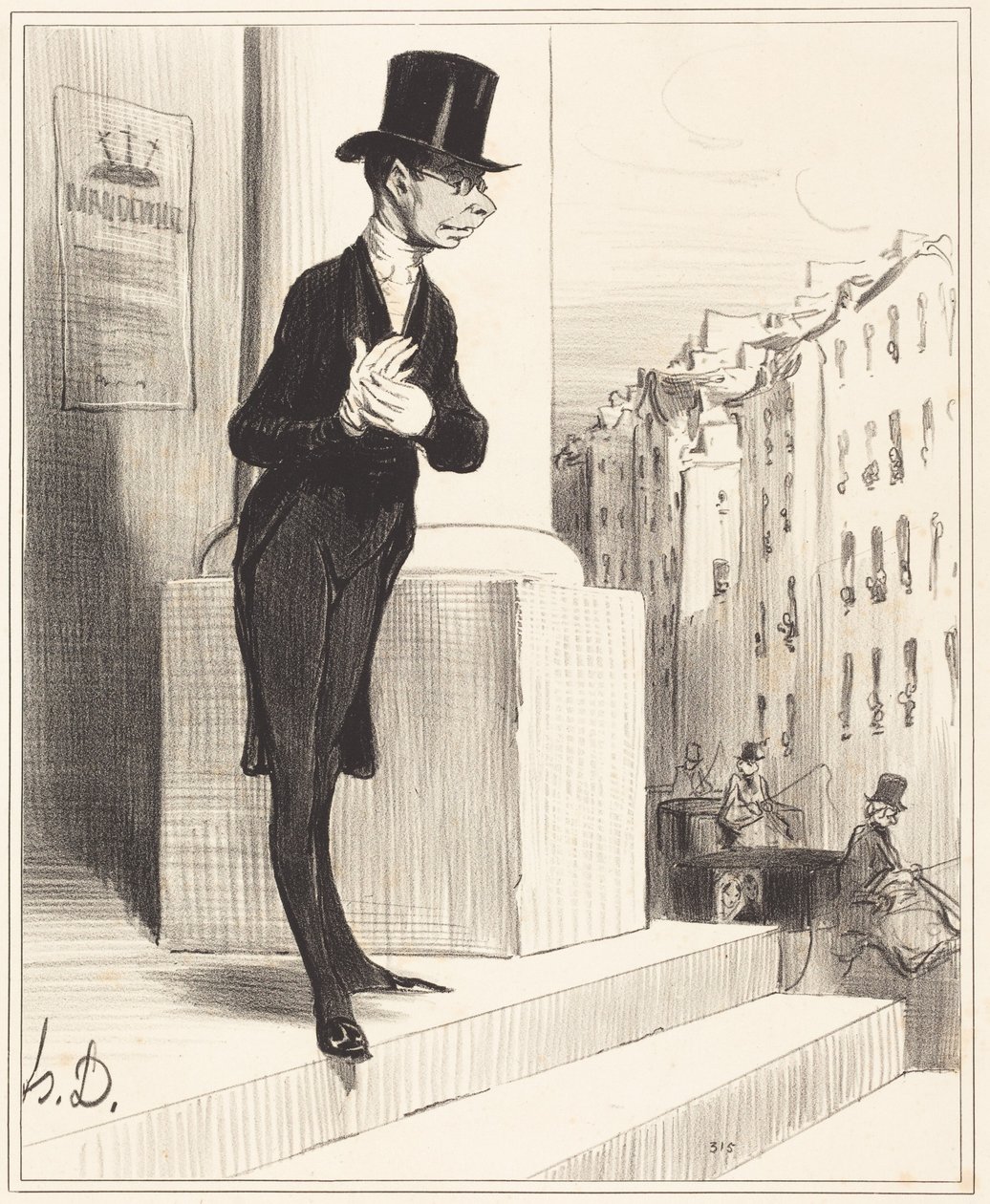 El gorrón de Honoré Daumier