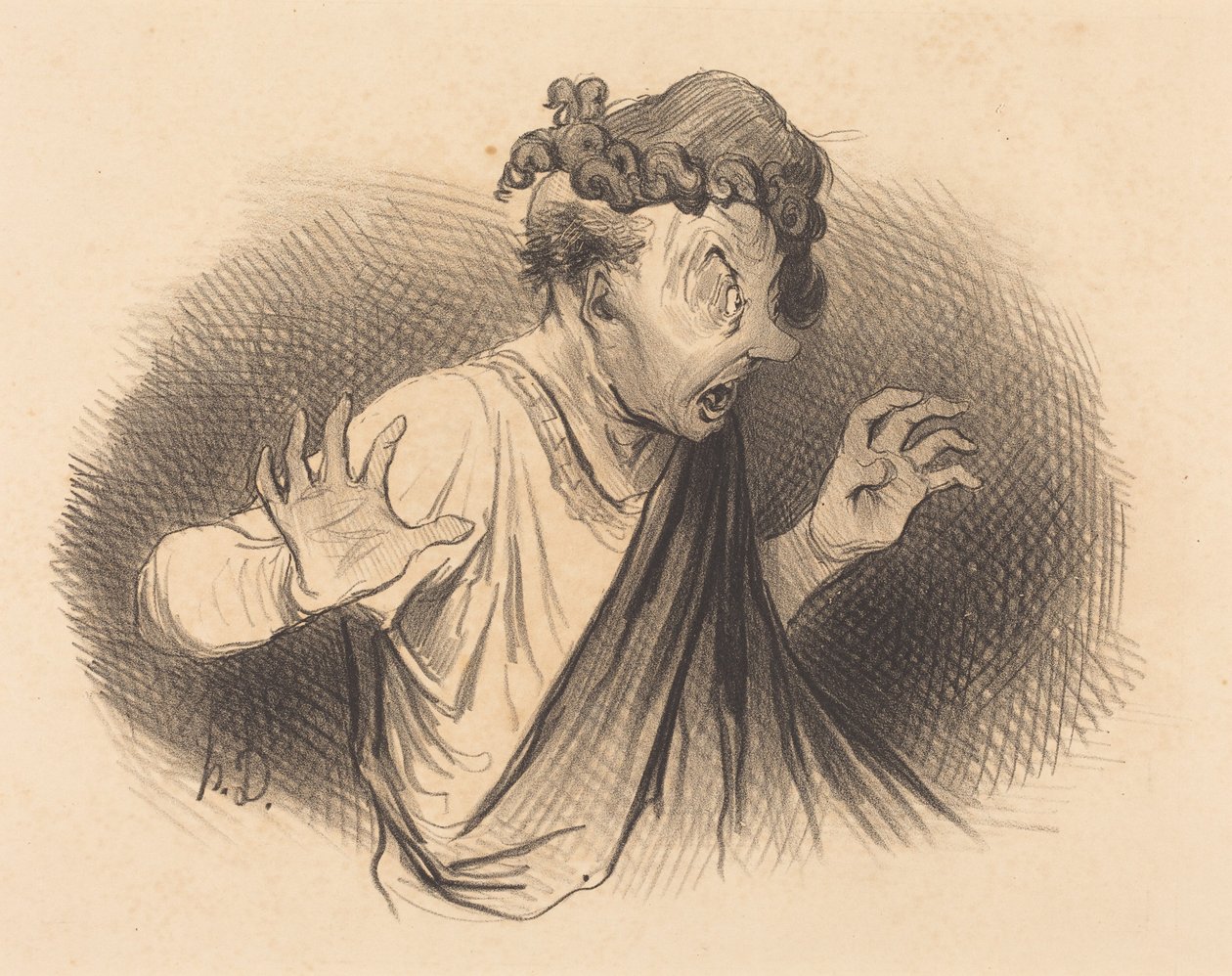 ¿Para quién son estas serpientes...? de Honoré Daumier