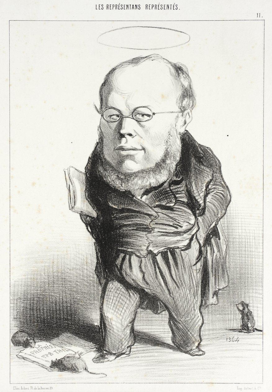 Proudhon de Honoré Daumier