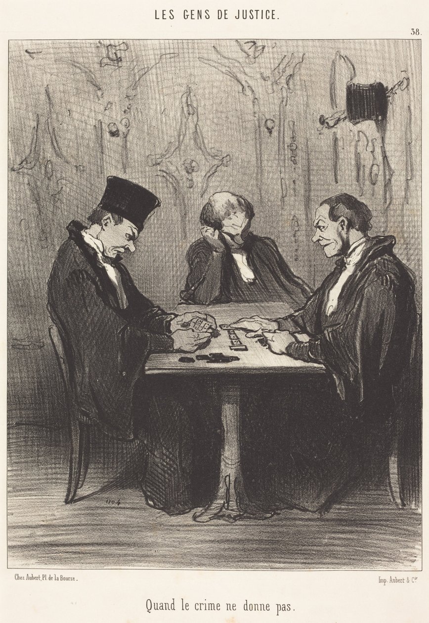 Cuando el crimen no paga de Honoré Daumier