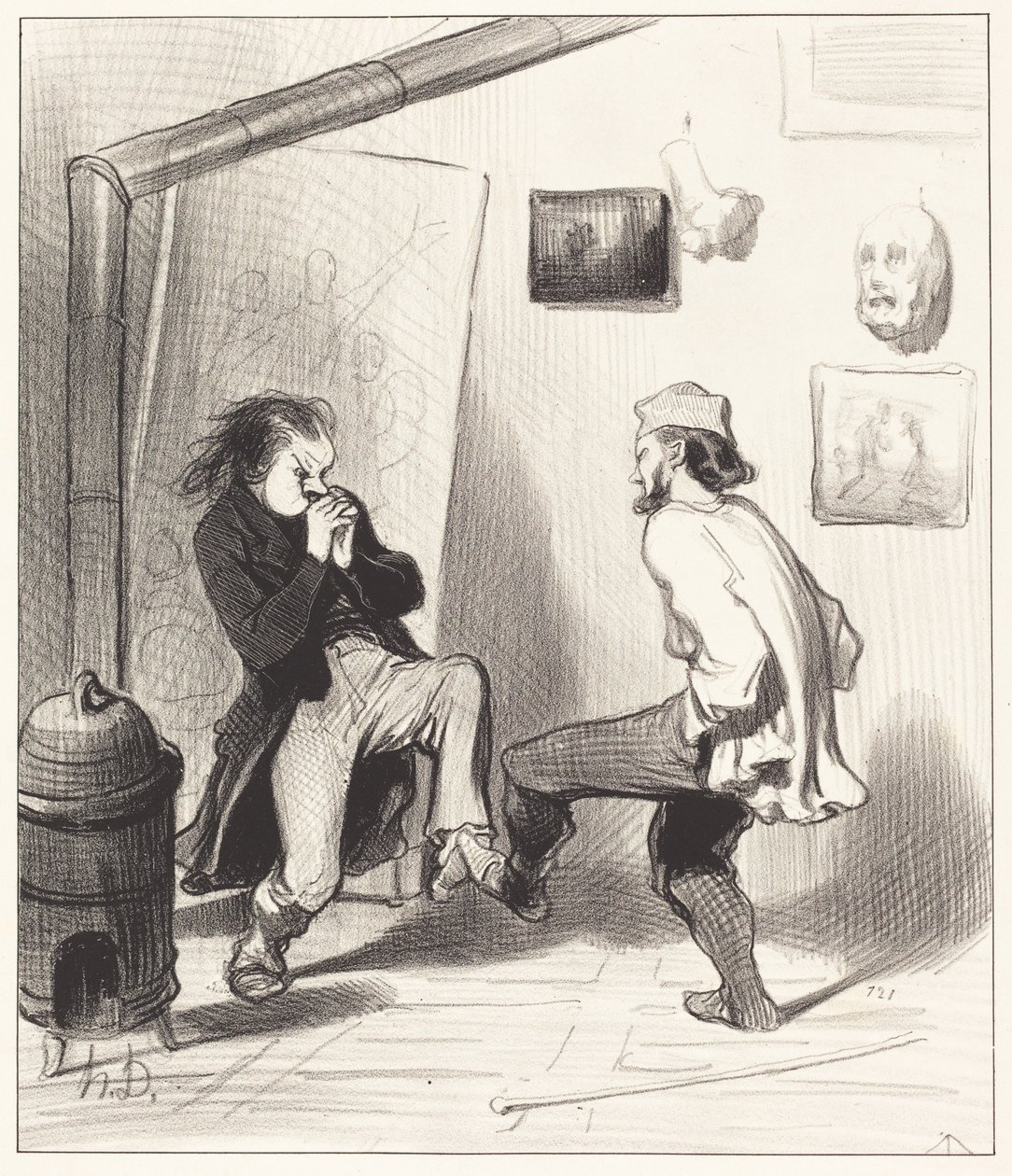 ¡Cuando has quemado tu último caballete! de Honoré Daumier