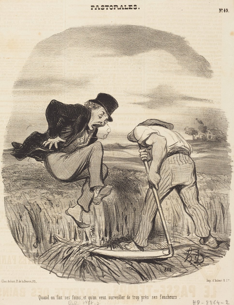Cuando se hace el heno... de Honoré Daumier