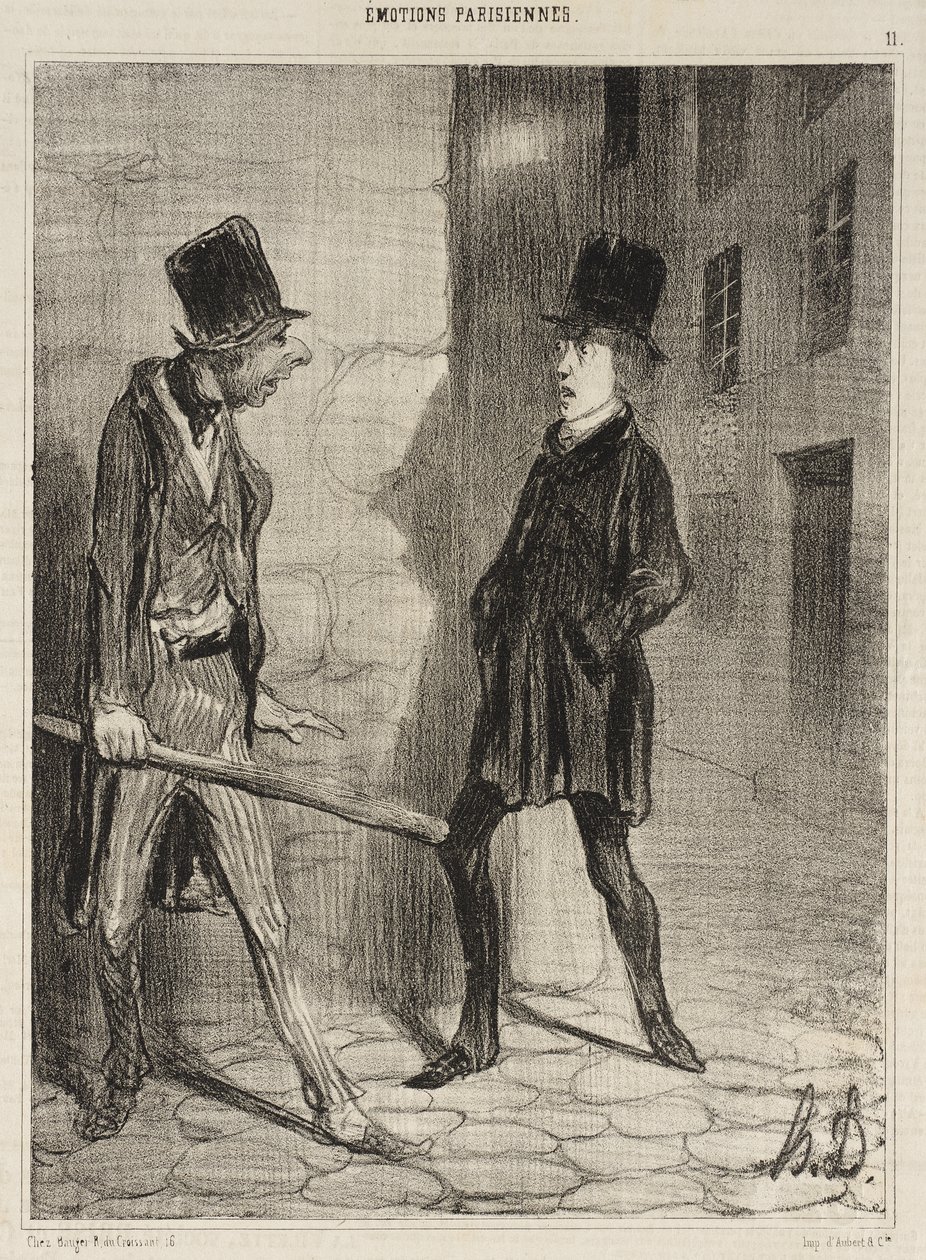 ¿Qué hora es, por favor de Honoré Daumier