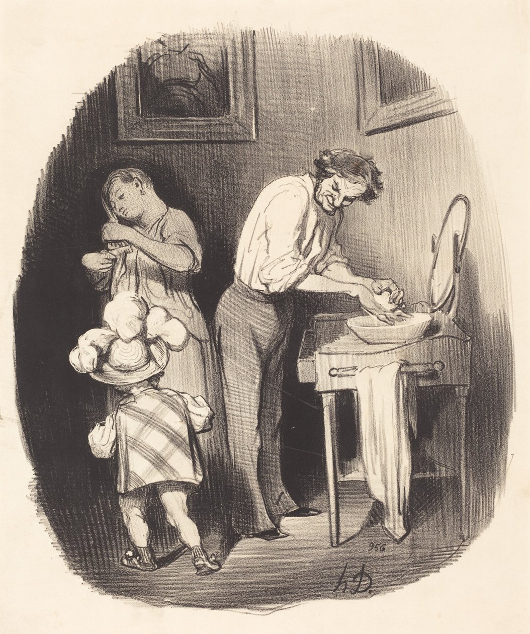 Qué bonito está así, Dodore... de Honoré Daumier