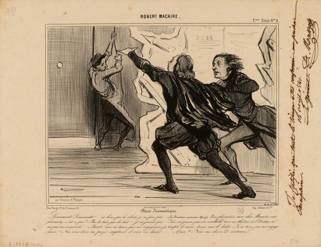 Robert Macaire n.º 8: farsa dramática... de Honoré Daumier