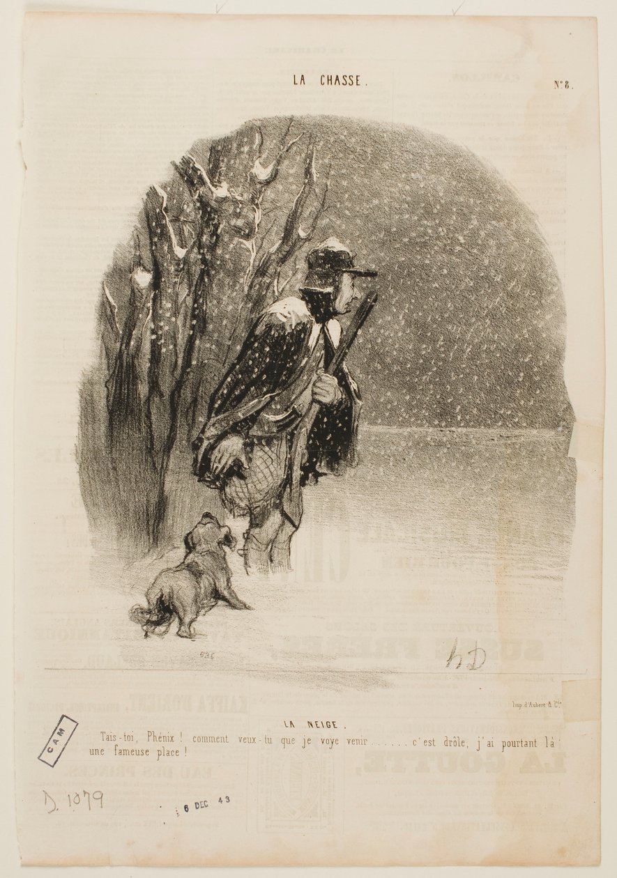 NIEVE de Honoré Daumier