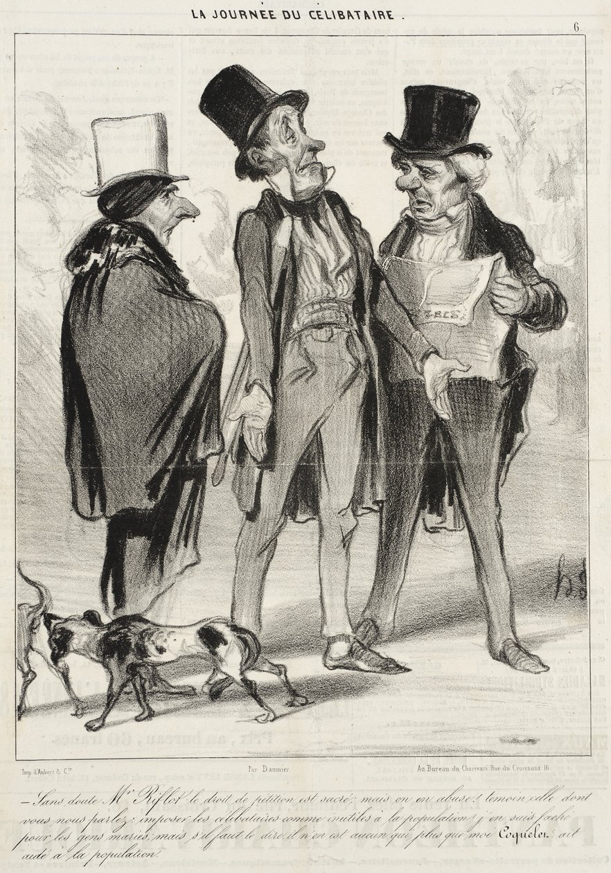 Sin duda, el señor Riflot tiene razón... de Honoré Daumier