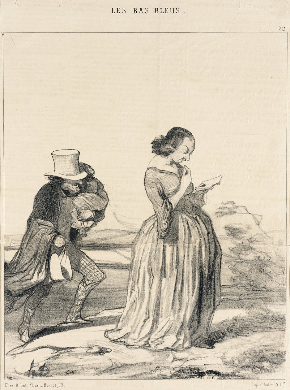 ¡Caramba! ... Cómo quisiera ... que mi mujer hubiera terminado ... de Honoré Daumier