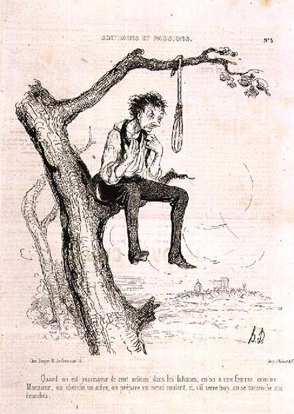 Sentimientos y pasiones: "Cuando has hecho demasiadas maldades y tu esposa es como un hombre, encuentras un árbol, haces un lazo y, si se aprieta demasiado, te cuelgas de las ramas" de la revista 