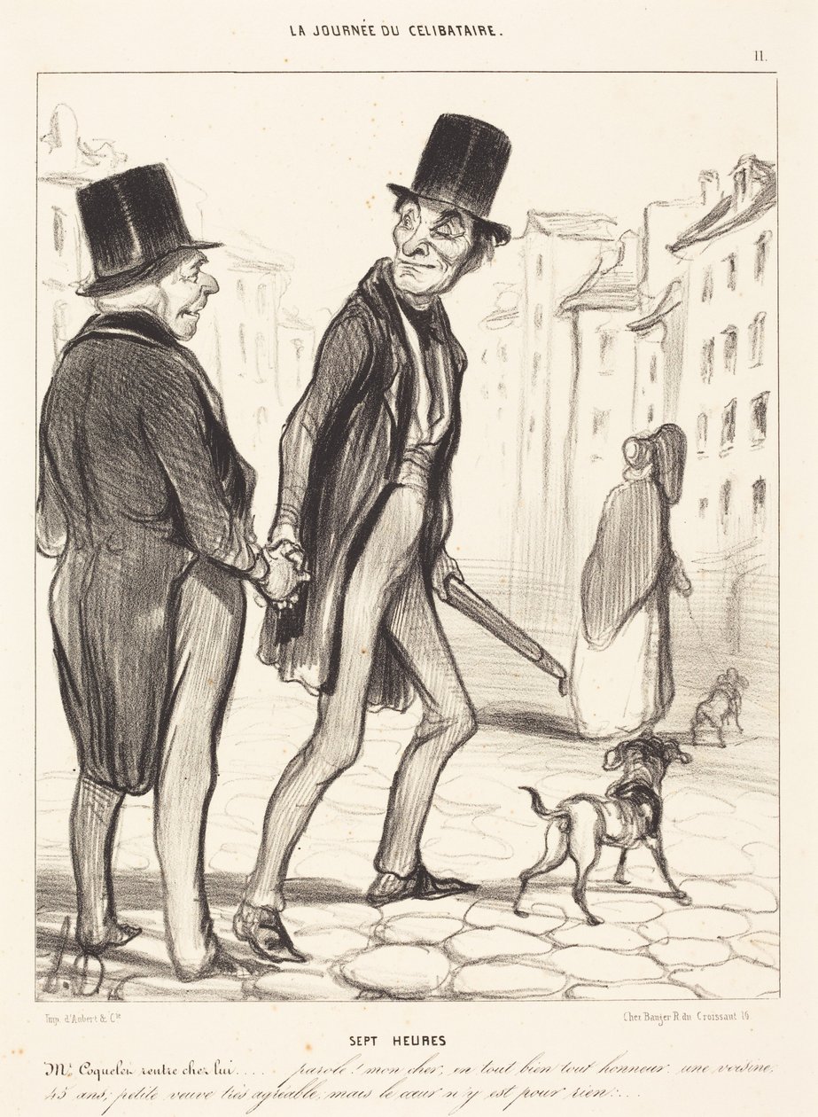 Siete horas de Honoré Daumier