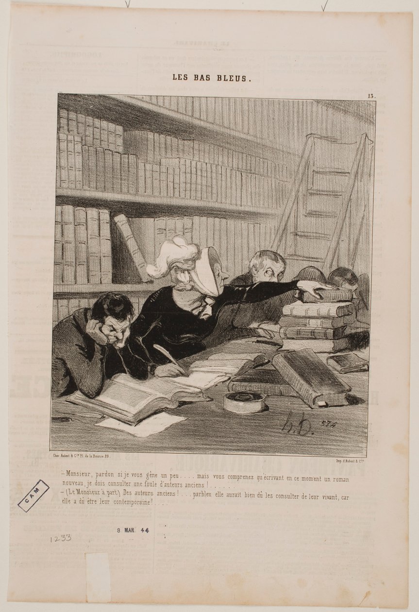 Perdone que le moleste, señor... de Honoré Daumier