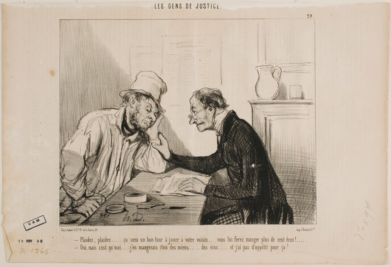 Demandadlo... demandadlo... de Honoré Daumier