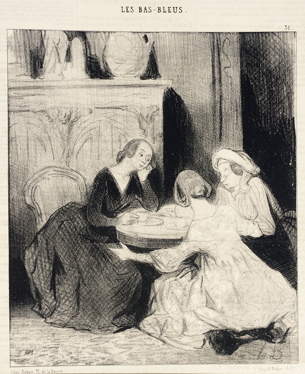Sigue bien mi razonamiento, Eudoxie... de Honoré Daumier