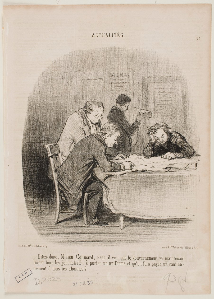 Dígame, señor Colimard… de Honoré Daumier