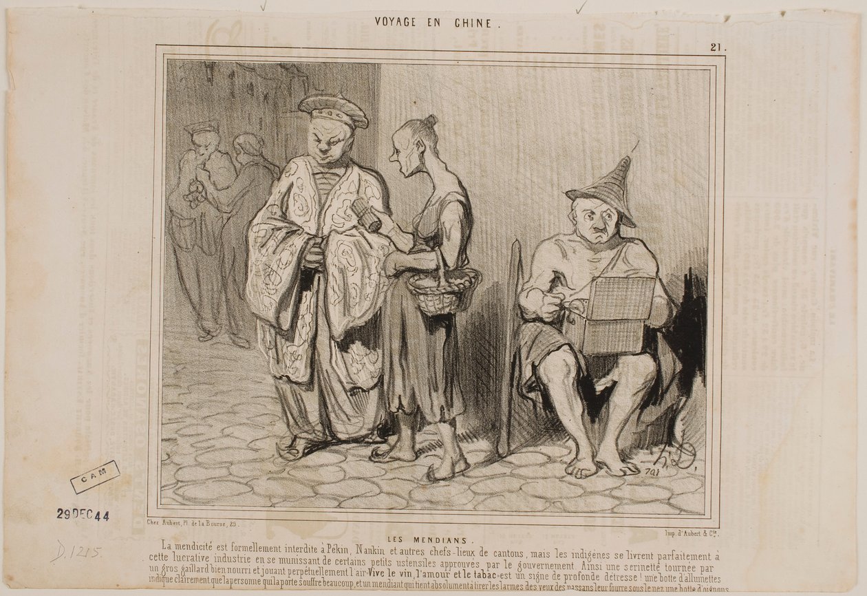 Los mendigos de Honoré Daumier