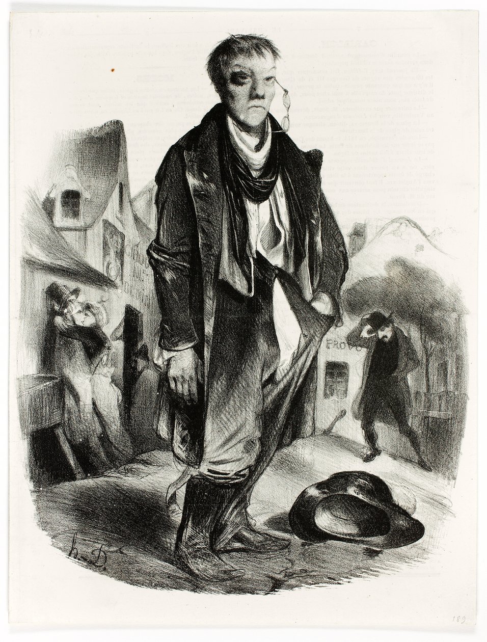 El borracho de Honoré Daumier