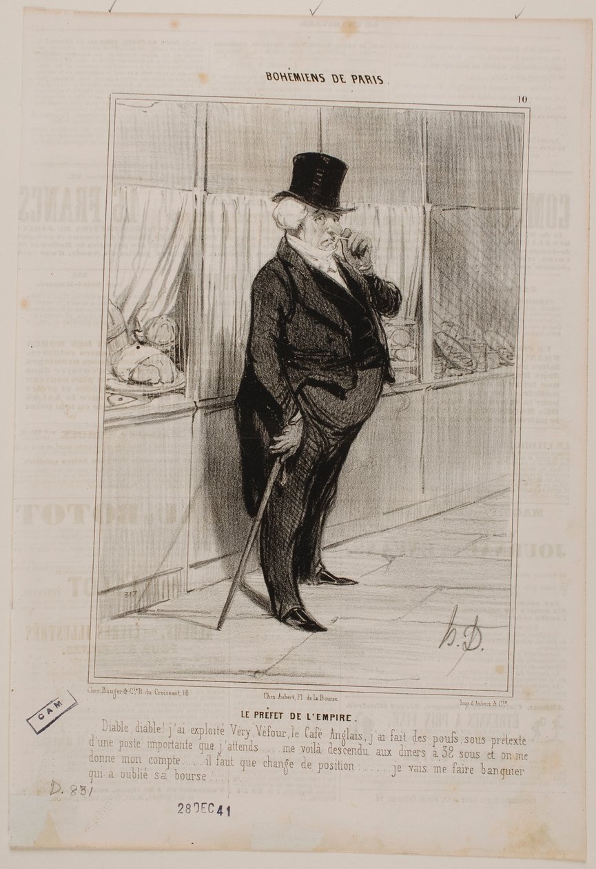 El prefecto del Imperio de Honoré Daumier