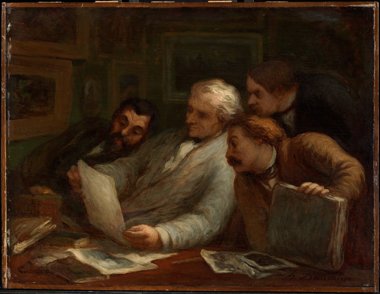 Los coleccionistas de estampas de Honoré Daumier