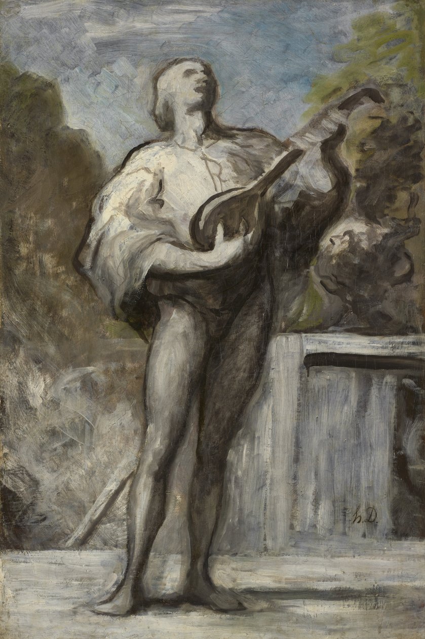 El Trovador de Honoré Daumier