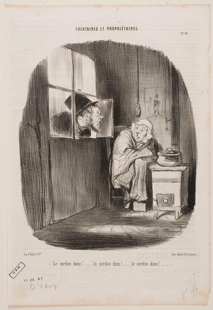 ¡Pues el cable, entonces!… de Honoré Daumier