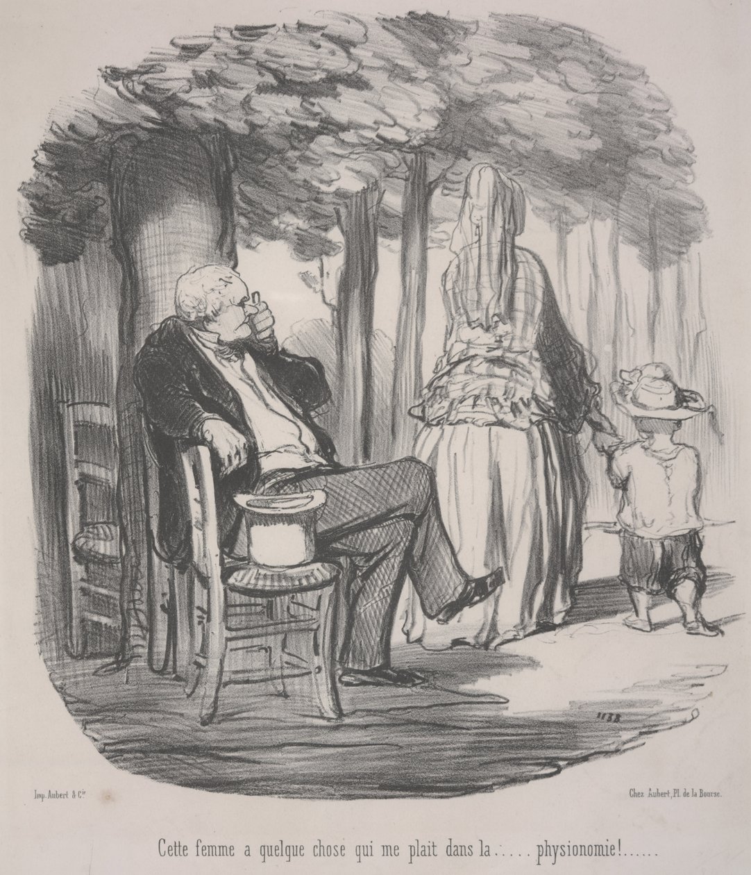¡Esta Mujer Tiene Algo Que Me Gusta... En Su Apariencia General! de Honoré Daumier