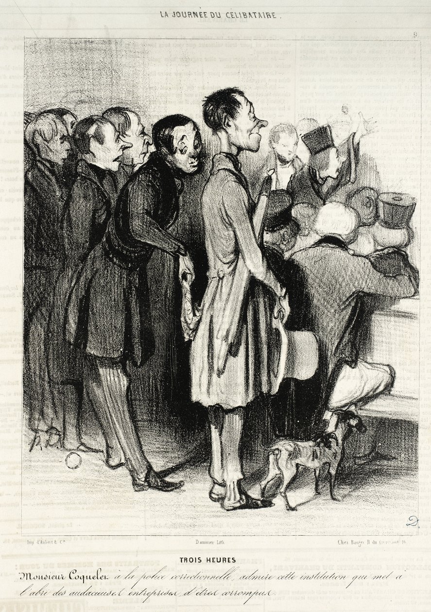 Tres horas... de Honoré Daumier
