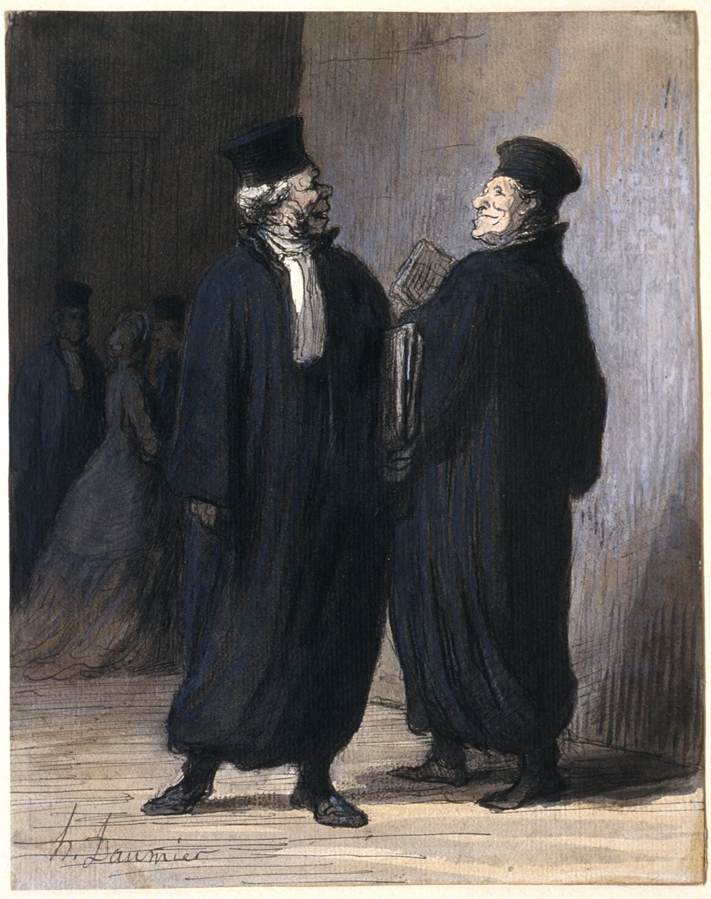 Dos colegas de Honoré Daumier
