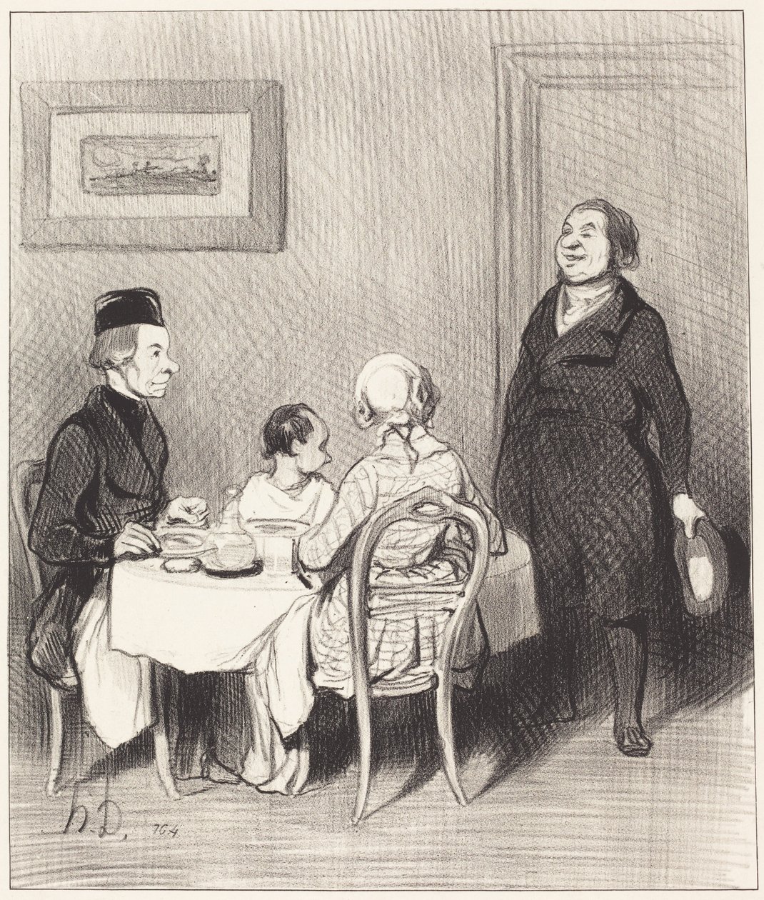 Un Amigo es un Cocodrilo... de Honoré Daumier