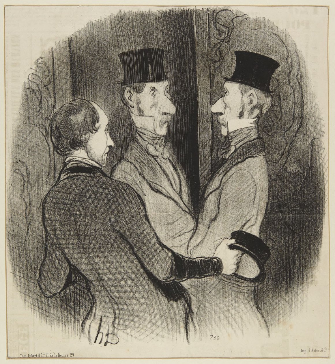 «Un sombrero nuevo» de Honoré Daumier