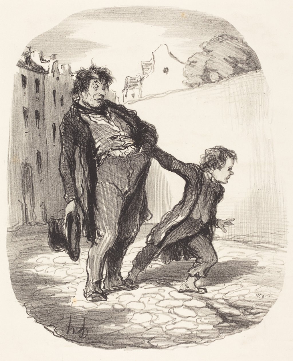 Un hijo modelo de Honoré Daumier