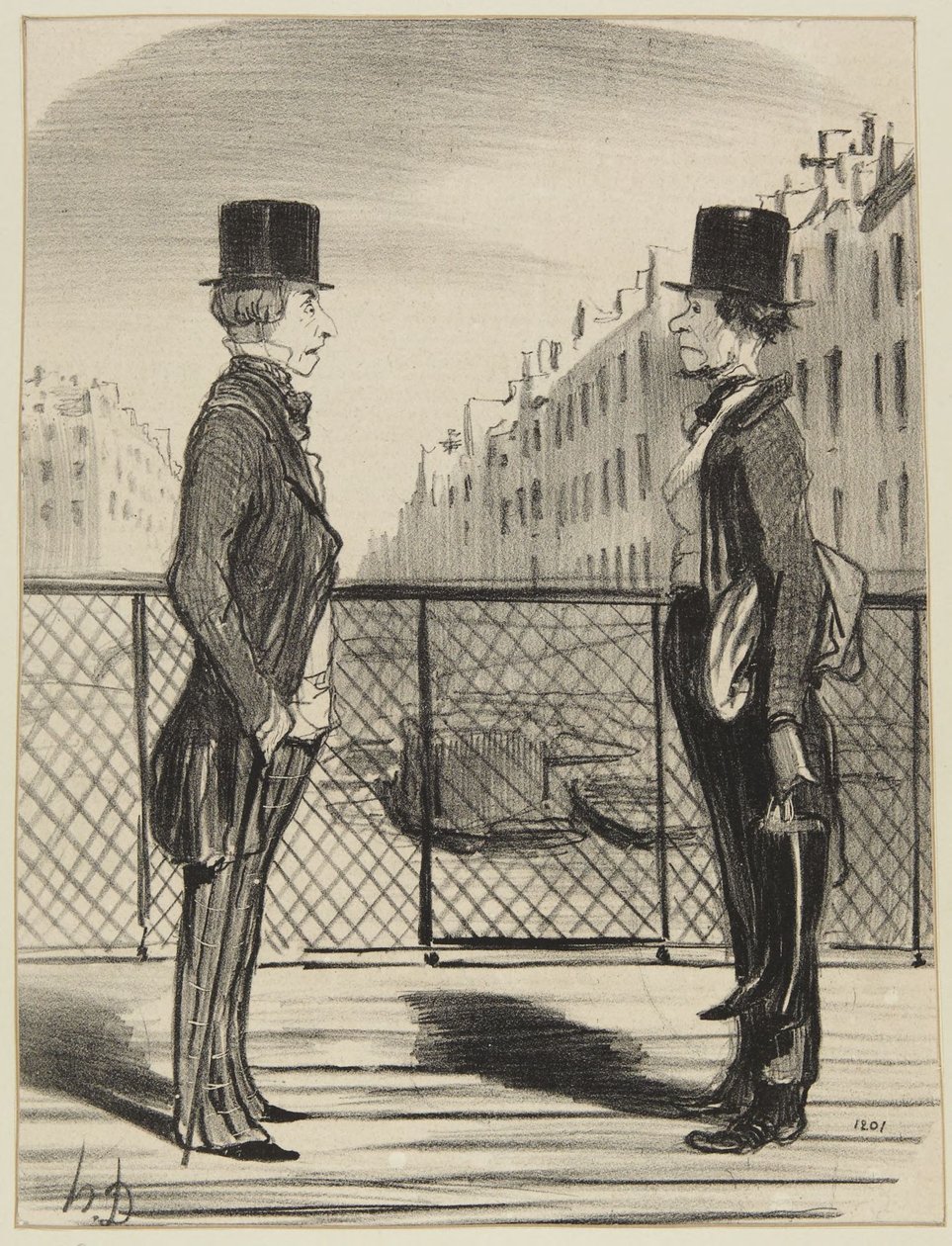 «Un hombre en sus zapatitos» de Honoré Daumier