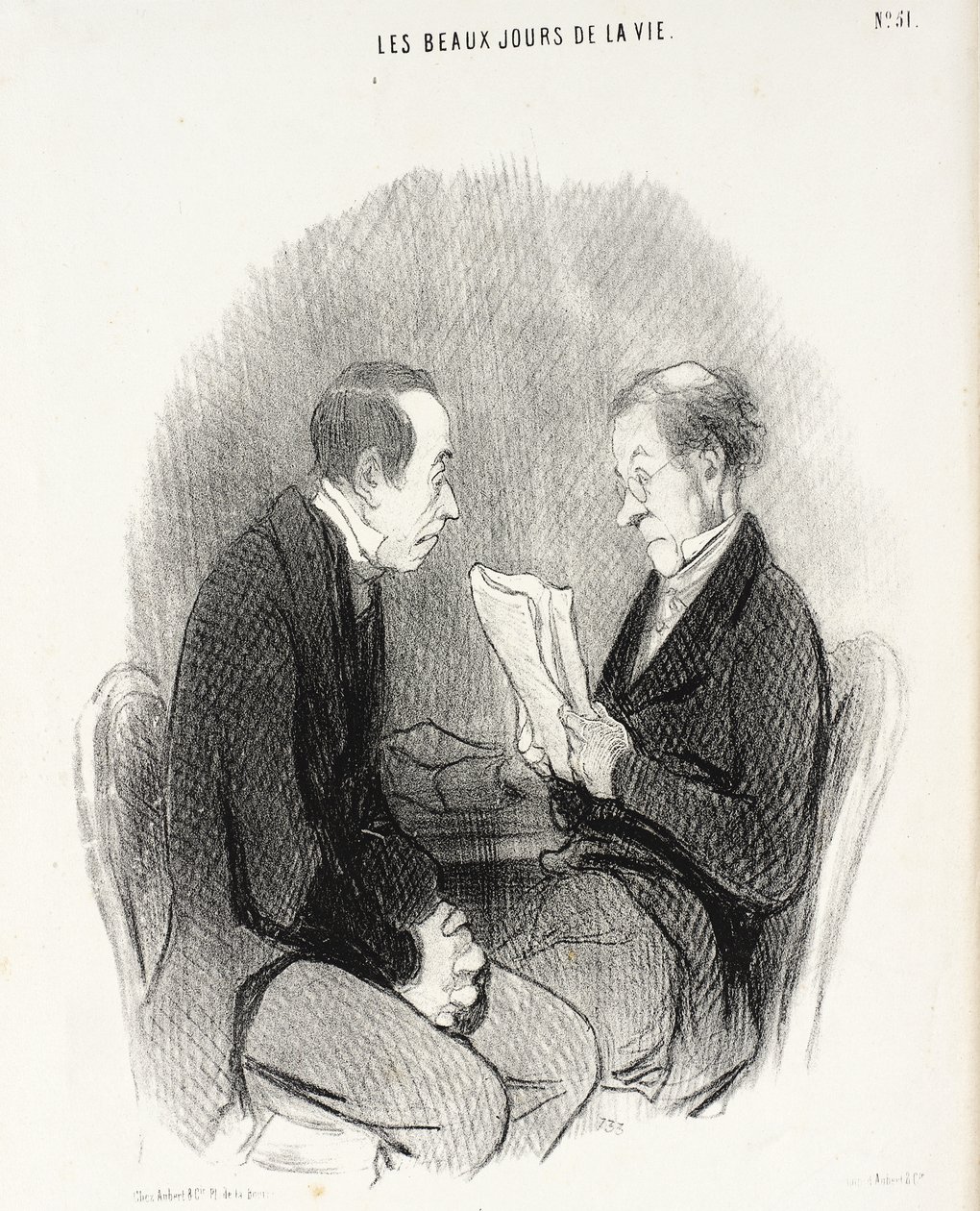 Un manuscrito de Léger de Honoré Daumier