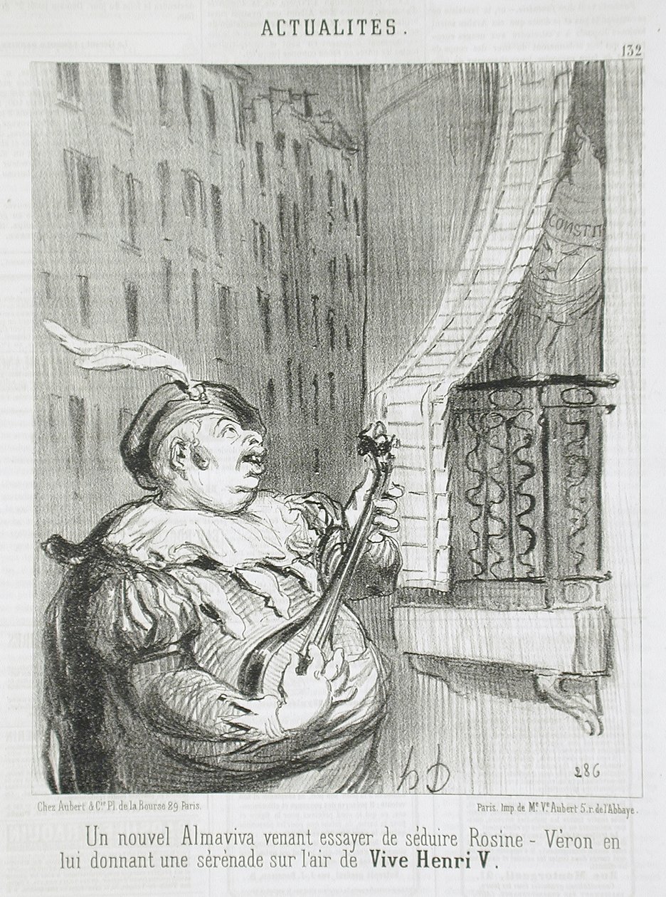 Un nuevo Almaviva... de Honoré Daumier