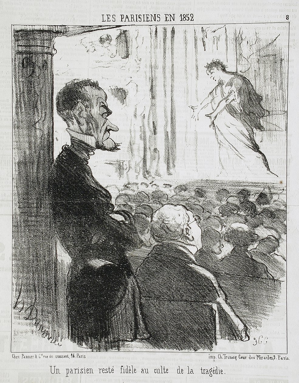 Un parisino que permaneció fiel... de Honoré Daumier