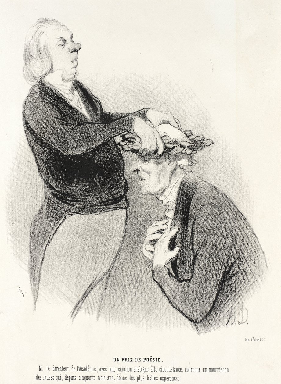 Un premio de poesía de Honoré Daumier