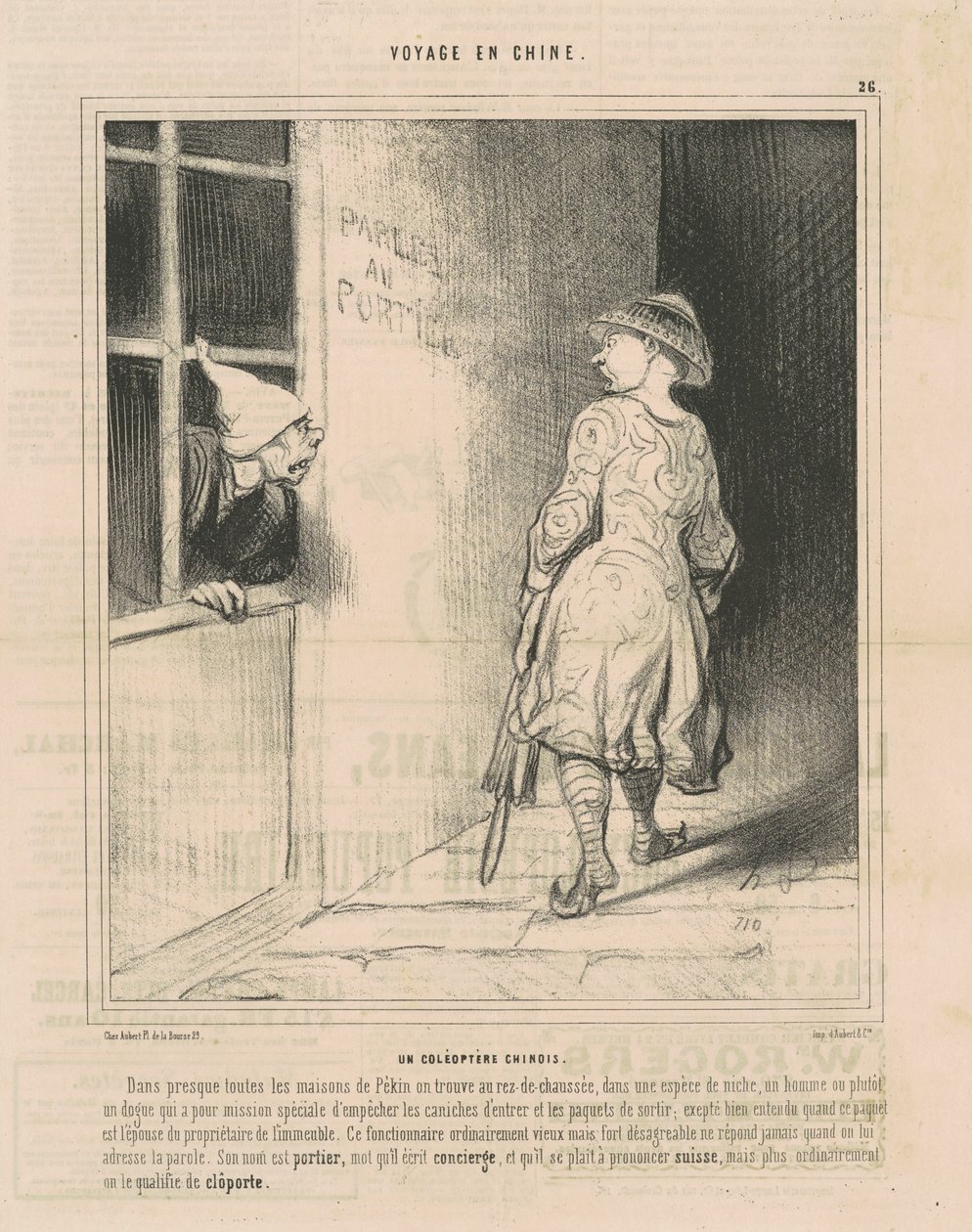 Un escarabajo chino de Honoré Daumier
