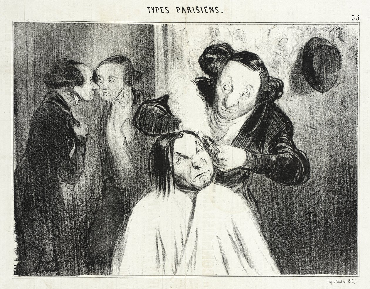 ¡Un disparo! de Honoré Daumier