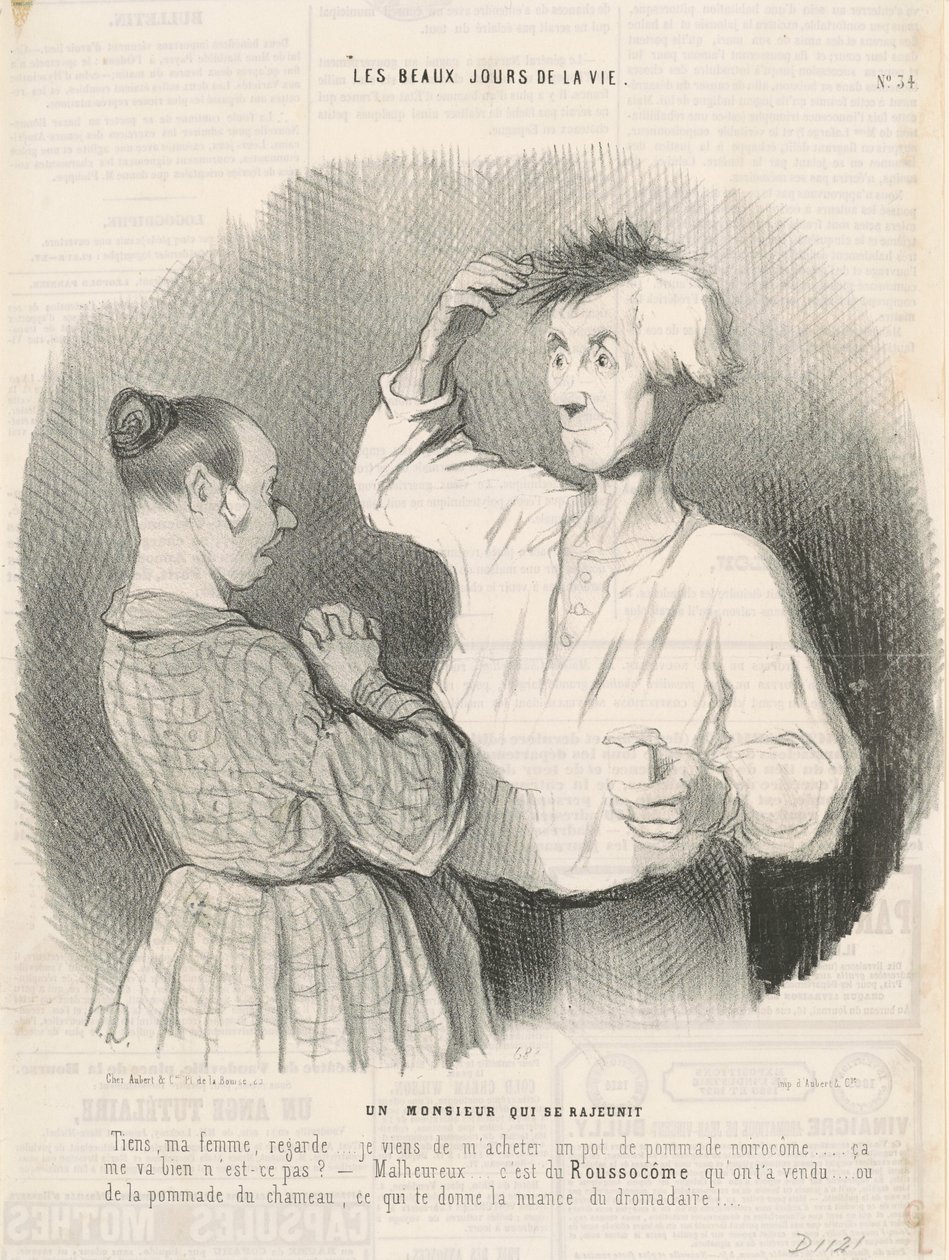 Un señor que parece cada vez más joven de Honoré Daumier