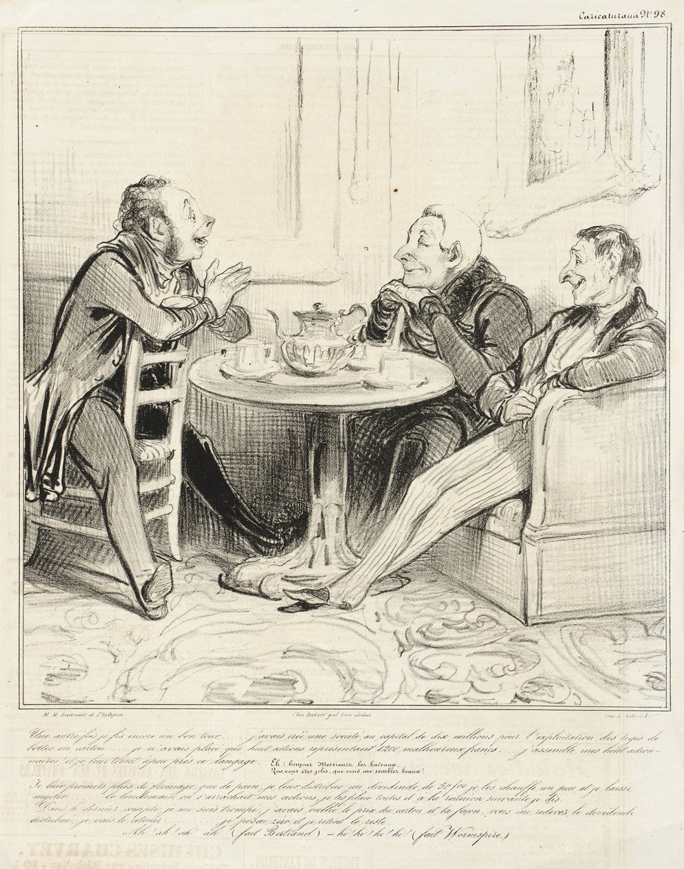 Otra vez volví a dar una buena vuelta... de Honoré Daumier