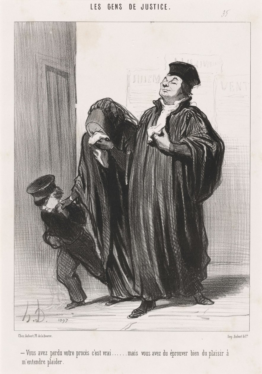 Es cierto que has perdido el juicio... de Honoré Daumier