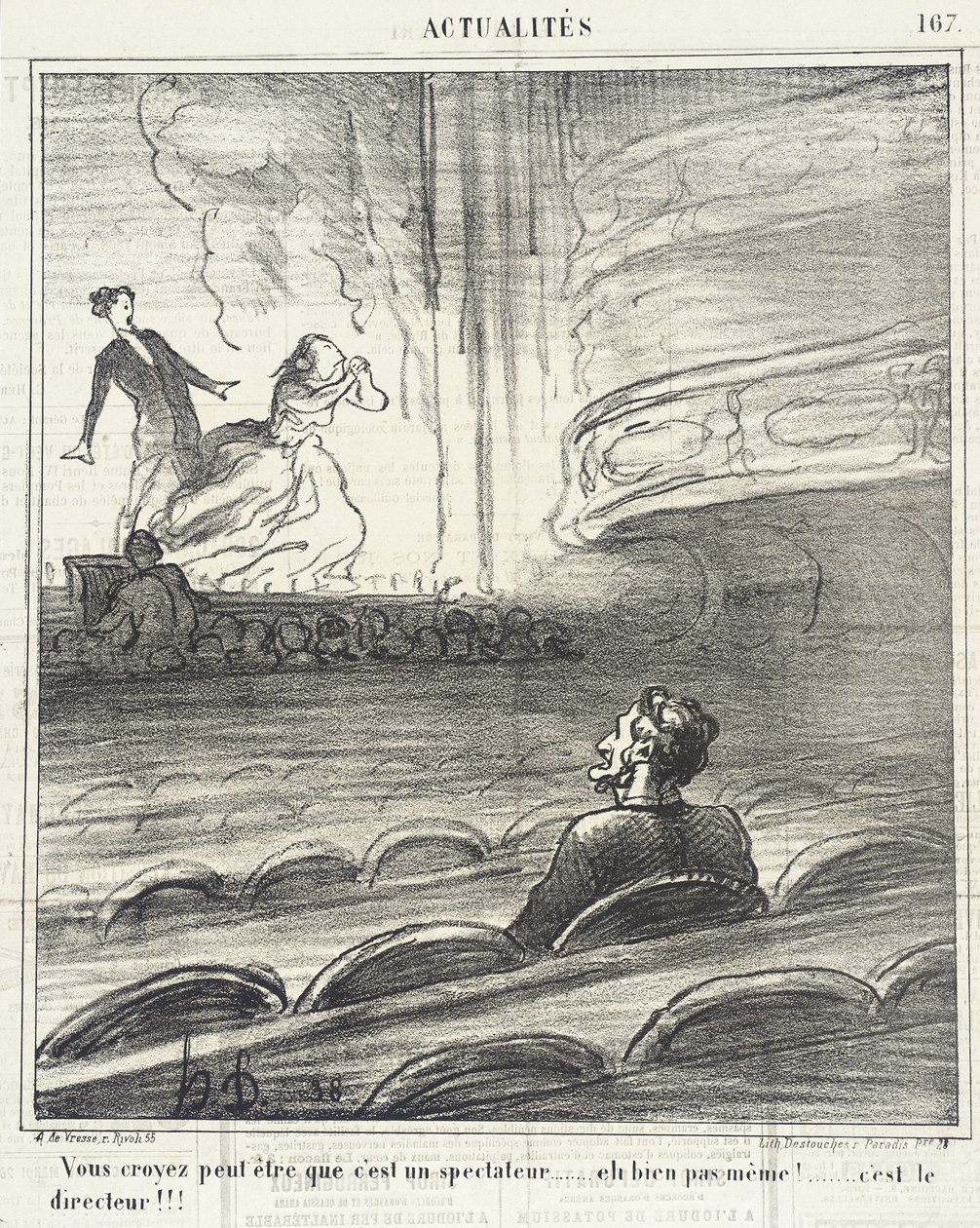 Creéis... que es un espectador... de Honoré Daumier