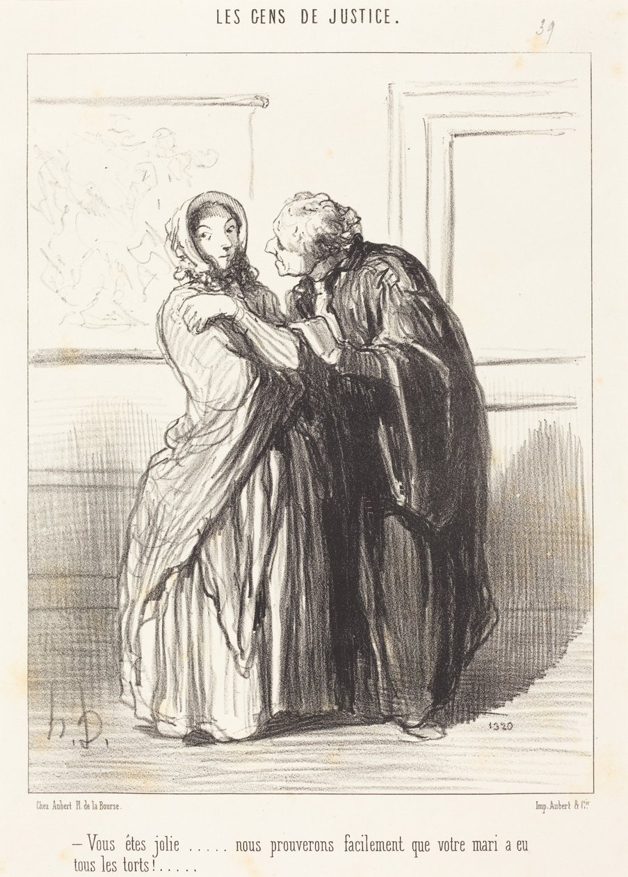 Es usted bonita... de Honoré Daumier