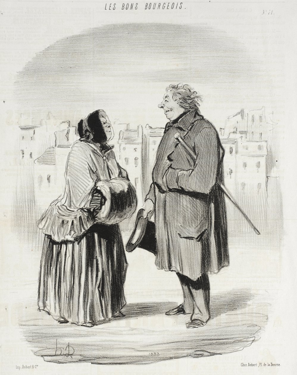 ¡Siempre es usted galante!... de Honoré Daumier