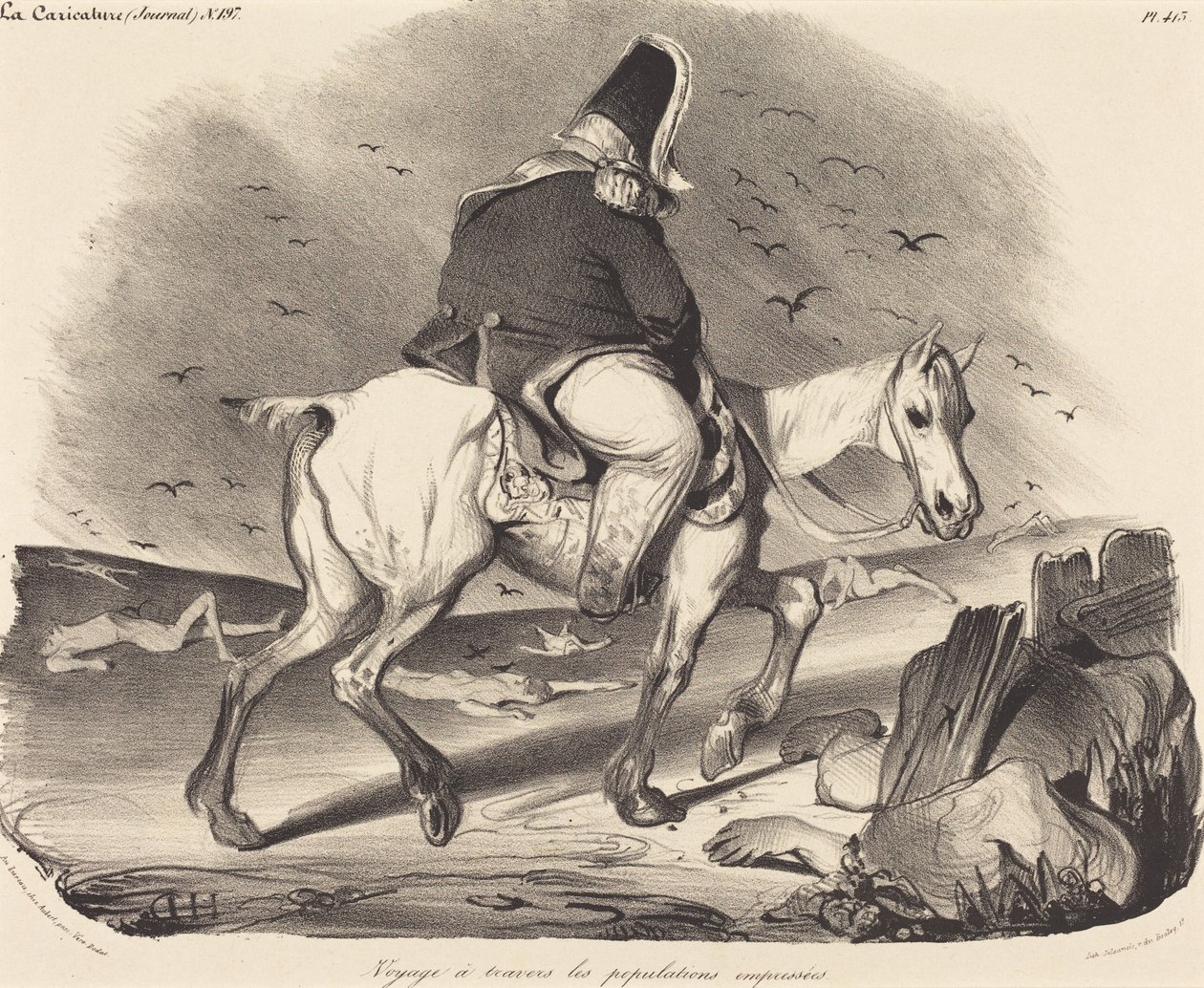 Un recorrido por entre la gente apresurada de Honoré Daumier