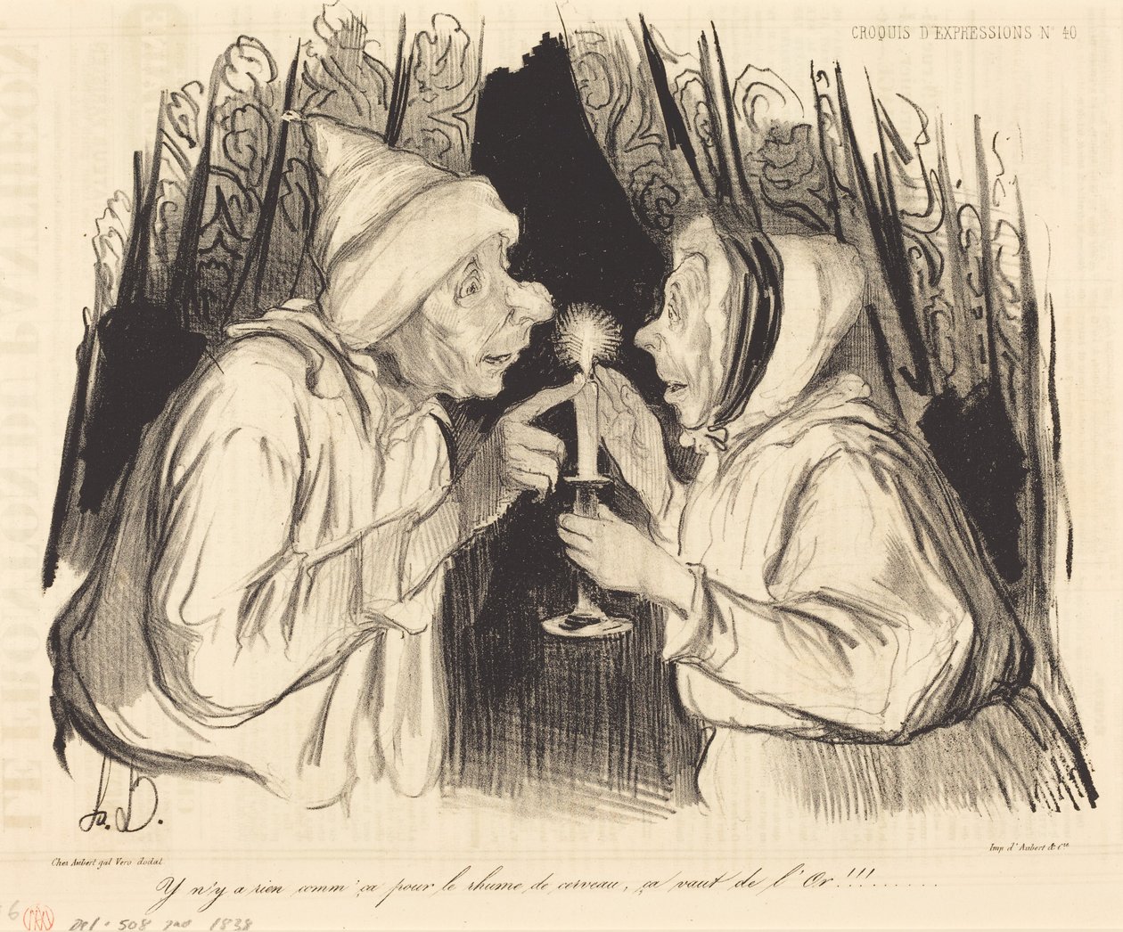 No hay nada como esto para el resfriado... de Honoré Daumier