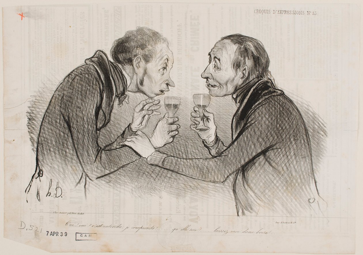 ¡Sí! ¡Sí! Trato hecho, entiendo... de Honoré Daumier